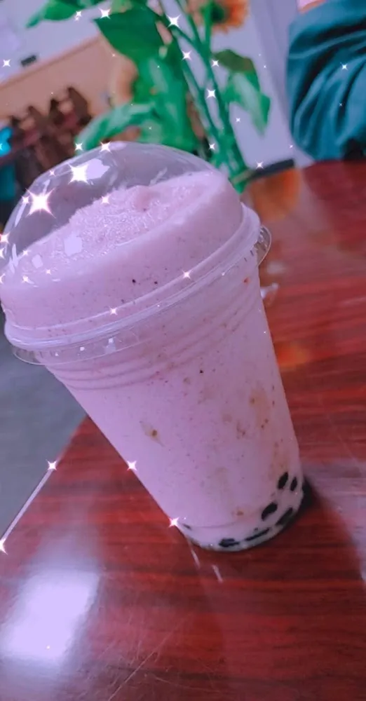 Strawberry Boba Smoothie